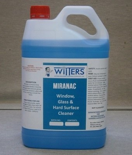 Miracle Window Cleaner and Hard Surface Cleaner - 5lt