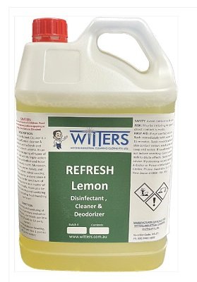 Refresh Lemon Disinfectant - Sanitiser - Deodoriser - 5lt