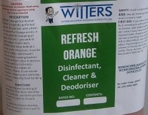 Refresh Orange Disinfectant - Sanitiser - Deodoriser - 20lt