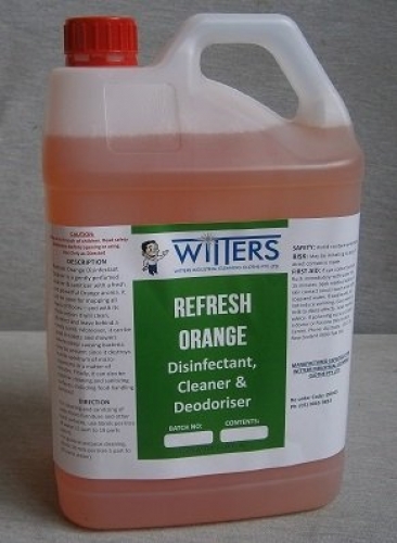 Refresh Orange Disinfectant - Sanitiser - Deodoriser - 5lt