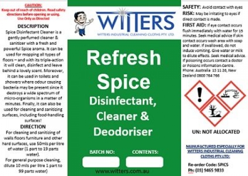 Refresh Spice Pine Disinfectant - Sanitiser - Deodoriser