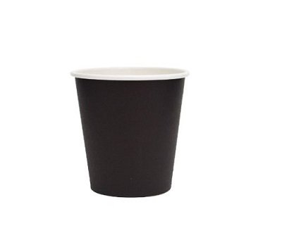Beta Eco Single Wall Drinking Cups - 4oz Black