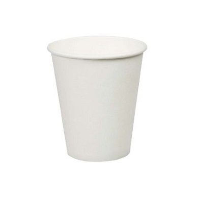 Beta Eco Single Wall Drinking Cups - 6oz White