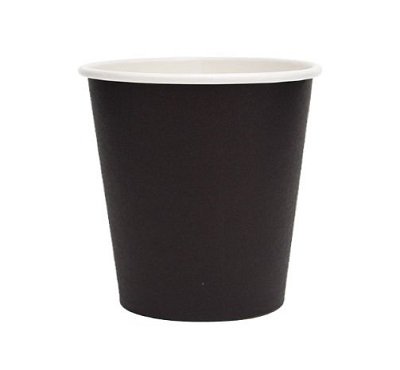 Beta Eco Single Wall Drinking Cups - 8oz Black
