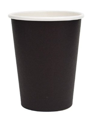 Beta Eco Single Wall Drinking Cups - 16oz Black