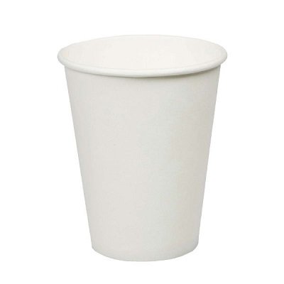 Beta Eco Single Wall Drinking Cups -16oz white