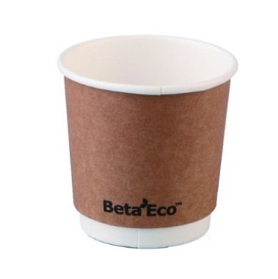 Eco Smooth Double Wall Coffee Cups - 8oz Kraft