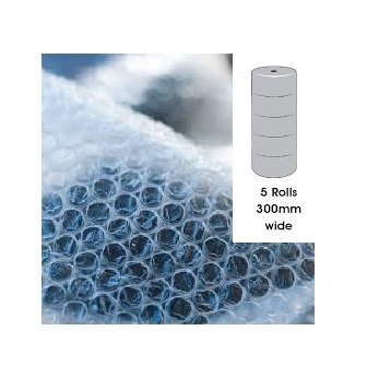 Bubble Wrap - 10mm - Slit 5 (5 x 300mm pieces)
