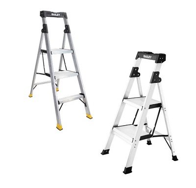 Step Ladder - Lightweight Aluminium - 100kg Rating