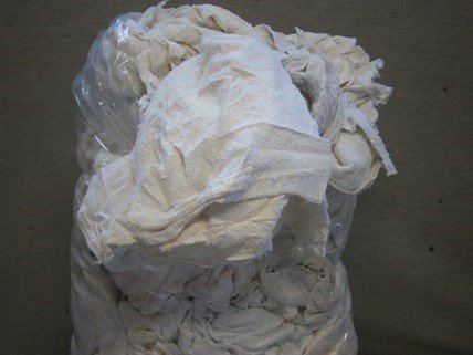 White Bath Towel Cleaning Cloths - 10kg
