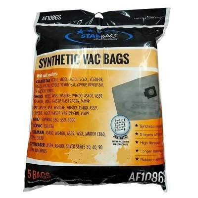 Synthetic Vacuum Bags to suit 30lt/60lt and 90lt Commercial Wet and Dry Vacuums