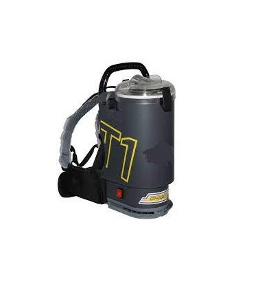 Ghibli T1 v3 Backpack Vacuum Cleaner - Charcoal with Clear Lid