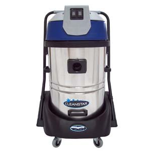 60lt Commercial Stainless Steel Wet and Dry Vacuum Cleaner - 2 Motor