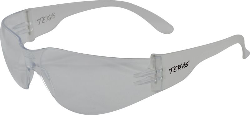 TEXAS Safety Glasses with Anti-Fog - Clear Lens