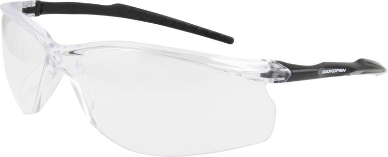 SWORDFISH Safety Glasses with Anti-Fog - Clear Lens