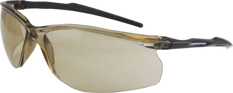 SWORDFISH Safety Glasses with Anti-Fog - Bronze Lens