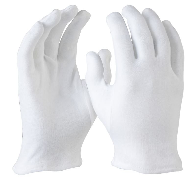 Maxisafe Interlock Cotton Glove with Hemmed Cuff