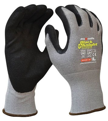 Black Knight Dri-Grip Cut B Glove with Gripmaster Coating