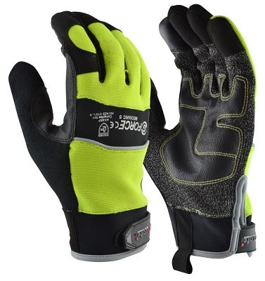 G-Force Hi-Vis Cut 5 Mechanics Glove