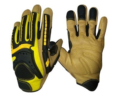 G-Force Tuff Oiler C5 Mechanics Glove with Leather Palm