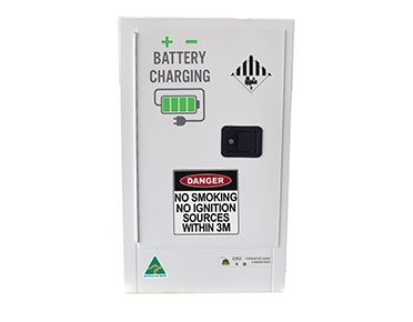 Safety Cabinet - Lithium Battery Storage - 8 Outlets