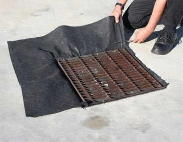 Drain Warden with Absorbent Hydrocarbon Pillow
