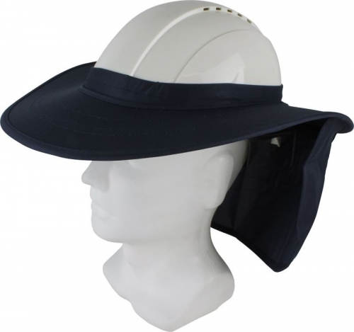 Maxisafe Hard Hat Brim with Neck Flap