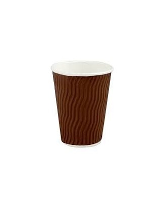 Double Wall Rippled Coffee Cups