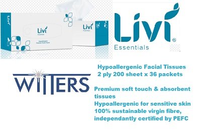 Livi Essentials Hypo-Allergenic Facial Tissues