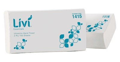 Livi Essentials Premium Ultraslim Hand Towels (1516cw)