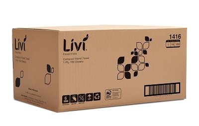 Livi Essentials Premium Compact Hand Towels (2520cu)