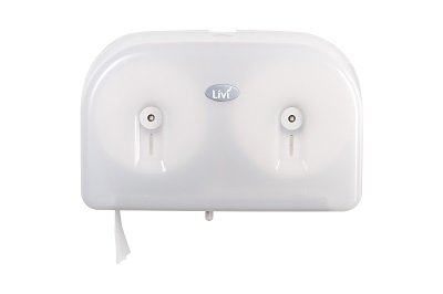 Livi Junior (Mini) Double Jumbo Toilet Roll Dispenser - Mini Jumbo Rolls