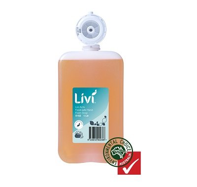 Livi Activ Food Safe Hand Soap Foaming 6 x lt Pods