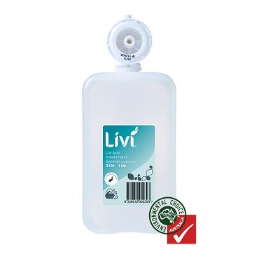Livi Activ Instant Hand Sanitiser 6 x 1lt Pods