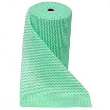 Heavy Duty Wipers Roll - 30cm x 45mt - Perforated - Green