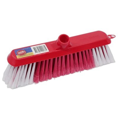 250mm Kitchen Broom & Handle - Red