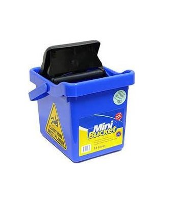 Water Saving' Mini Mop Bucket with Wringer - Blue