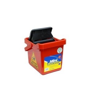 Water Saving' Mini Mop Bucket with Wringer - Red