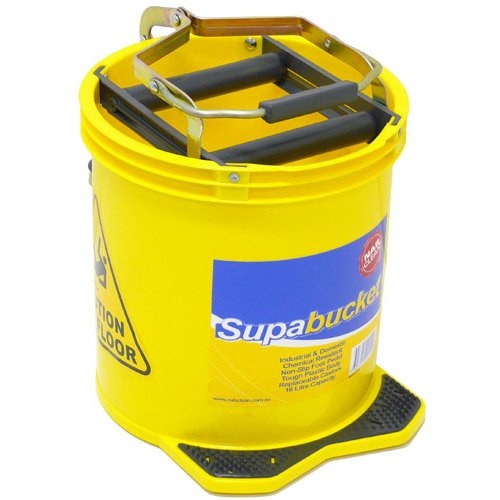 16lt Mobile Mop Bucket - Yellow