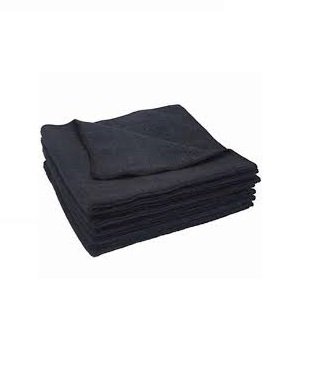 Microfibre Cloths Economy - 10 pack - Black