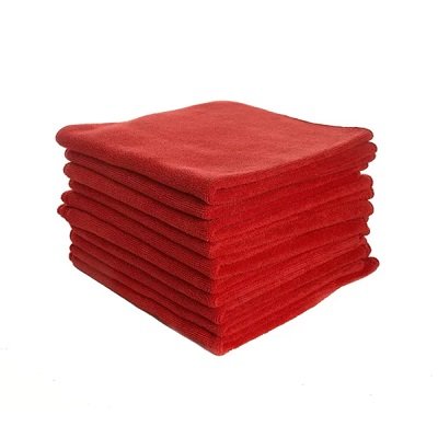 Microfibre Cloths Economy - 10 pack - Red