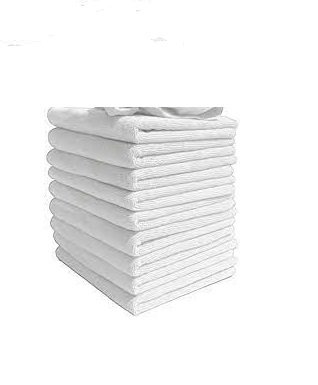 Microfibre Cloths Economy - 10 pack - White