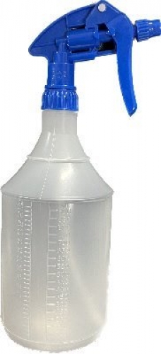 Spray Bottle Adjustable Nozzle - 1lt - Blue