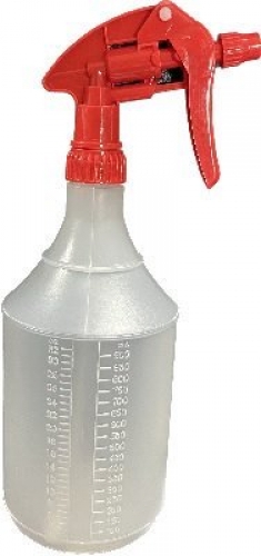 Spray Bottle Adjustable Nozzle - 1lt - Red