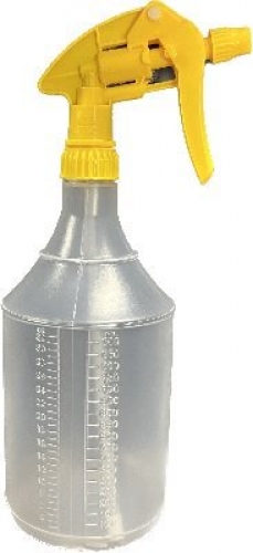 Spray Bottle Adjustable Nozzle - 1lt - Yellow