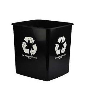 15lt Recycle Bins - Black