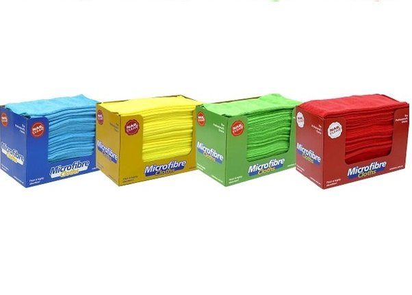 Microfibre Cloth Bulk Dispenser Box - 50 pack