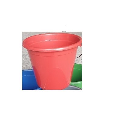 10lt Round Plastic Bucket with Metal Handle - 1 bucket