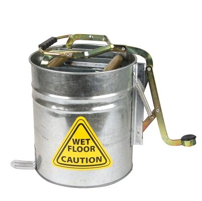 16lt Galvanised Metal Mop Bucket