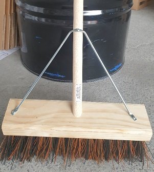 Poly Yard Broom- Hard Syntethic Fill - 355mm Complete